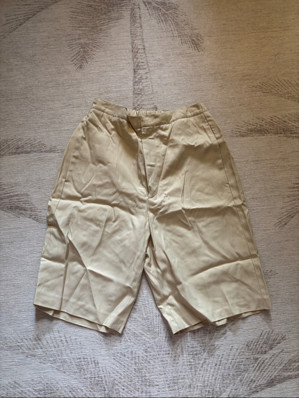 Loulou Studio Women's Bermuda Shorts - Light Beige